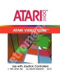 Atari Video Cube Silver Label